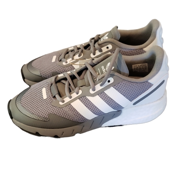 Adidas Originals ZX 1K Boost Sneakers Gray NEW - Picture 1 of 8